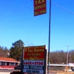 A Tax Haven Signage